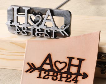 Custom Date Branding Iron for Special Occasions, Hot Branding Iron for Wood or Leather, Branding Iron for Newlywed Gifts, Country Wedding