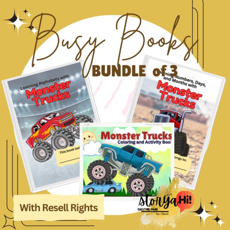 Busy Book Bundle All About Monster Truck image 1
