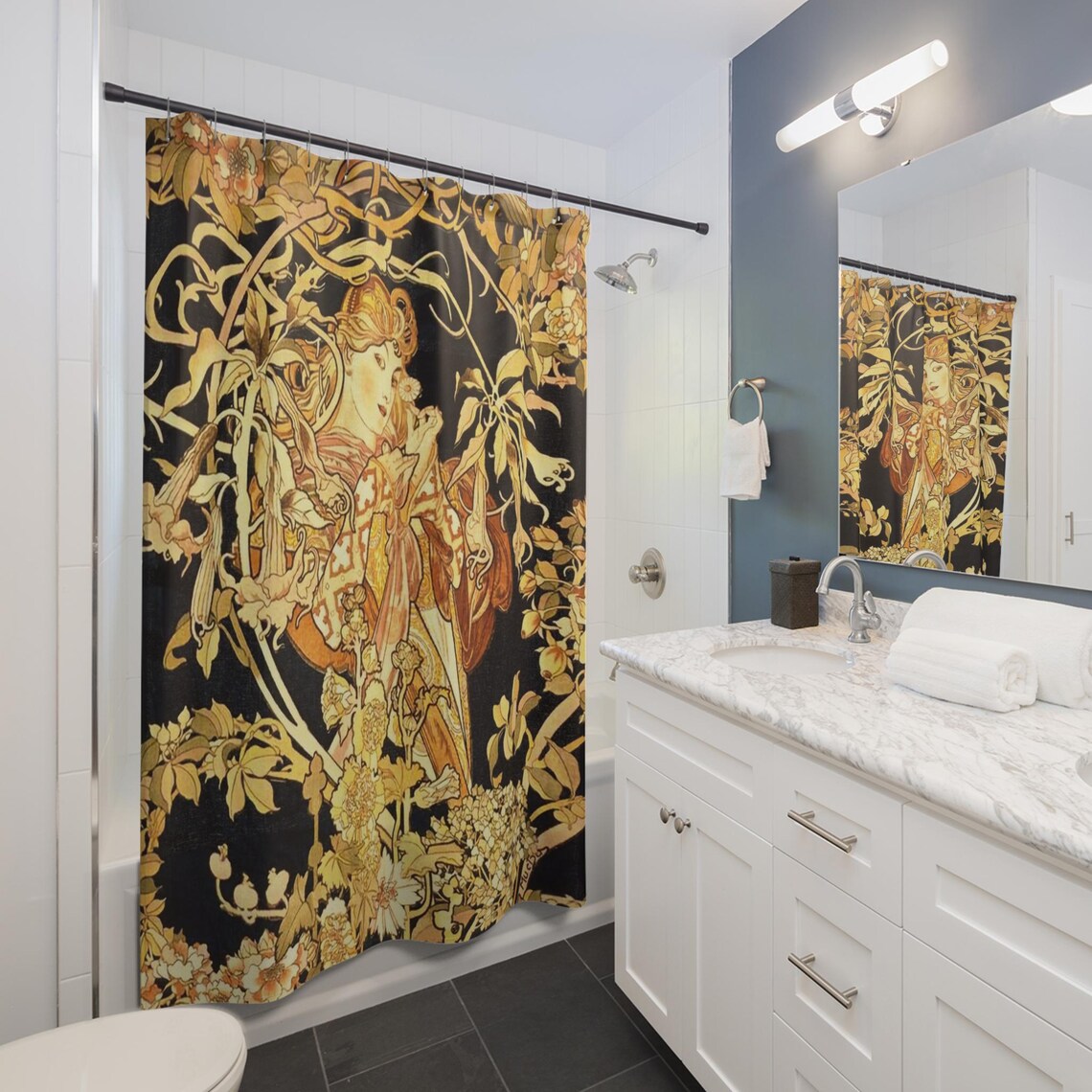 Art Nouveau Shower Curtain