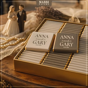 Wedding Chocolate Favors, Wedding Favors, Luxury Party Favors, Engagement Chocolate, Customized Chocolate, Chocolate Box, Marri Favors 50PCS