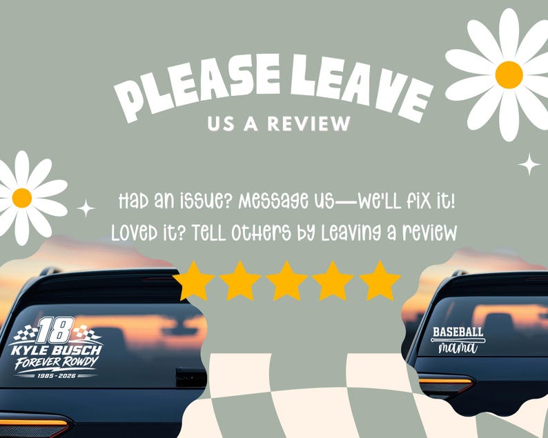 Rowdy Window Sticker Kyle Busch #18 Inspired Racing Decal | Rowdy Fan Sticker | NASCAR ...