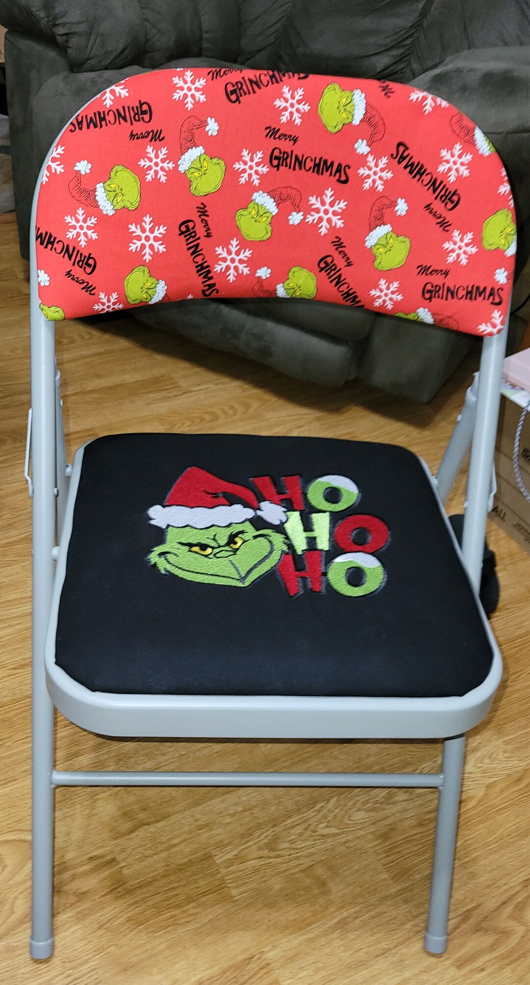Custom Grinch Chair Etsy