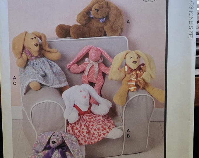 Mccalls 8270 Bunny and Clothes Pattern - Etsy