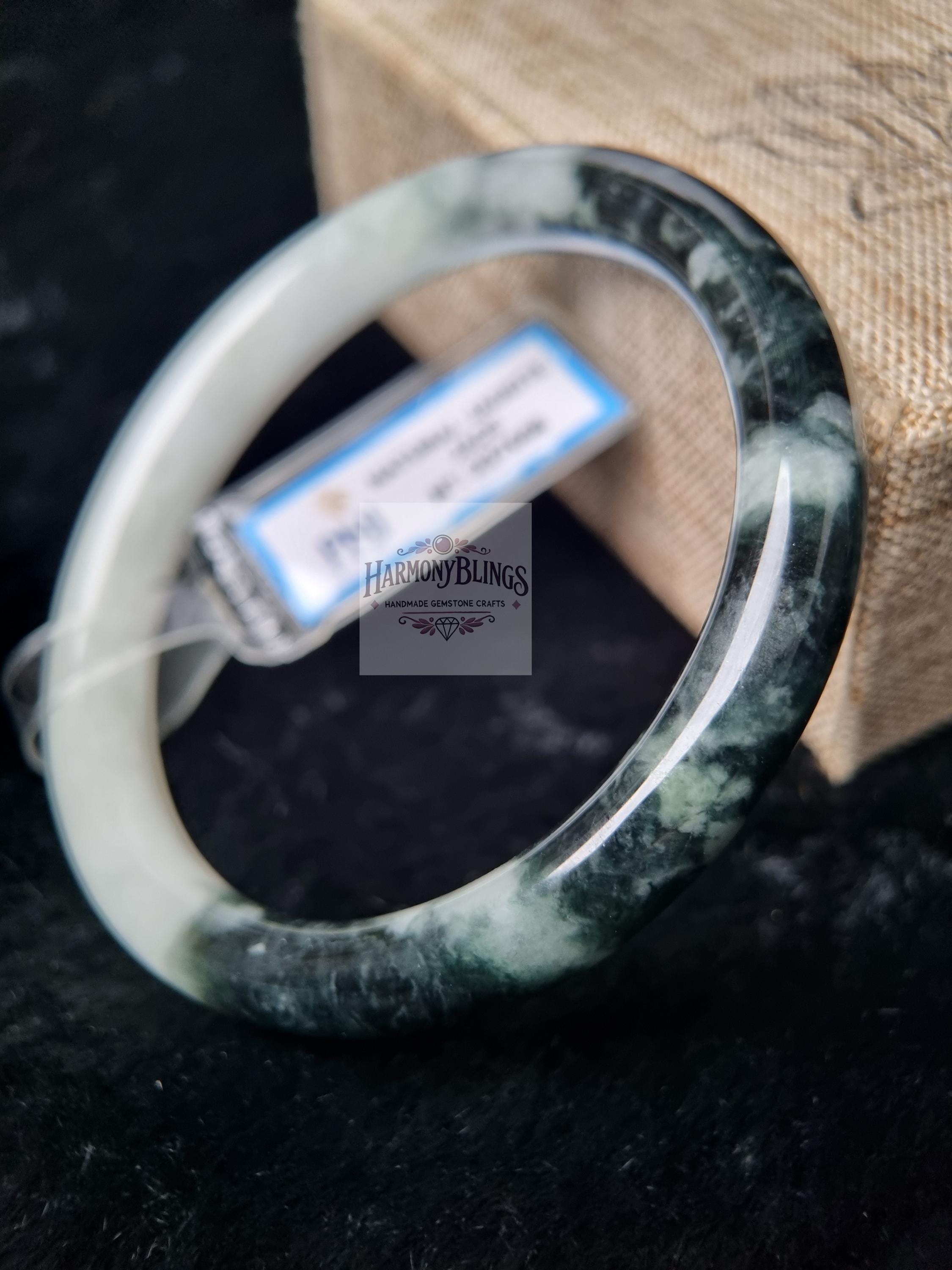 58mm Vintage Jade Bangle - Lucky Charm & Perfect Gift for Her - Etsy