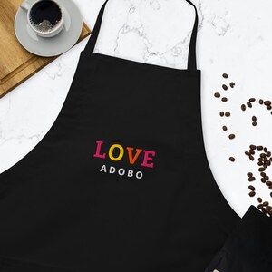 Love adobo Embroidered Apron