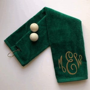 Golf Towel Personalized for Dad – Custom Golf Gifts Fathers Day Golfer Gifts for Father – Unique Father's Day Golf Towels