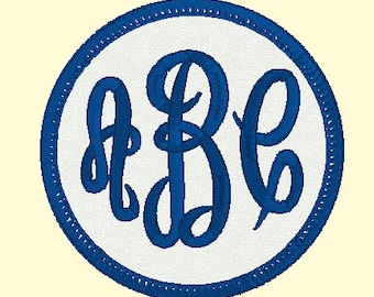 Parche bordado personalizado con nombre: Insignia redonda termoadhesiva de 7,6 cm (3 pulgadas) para chaqueta.