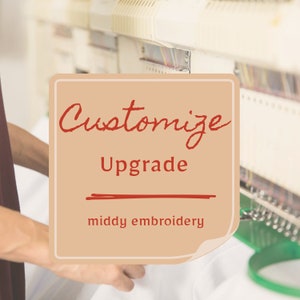 Custom Embroidery Sleeve Add-On: Name, Hearts, Star