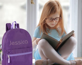 Personalized embroidered kids backpack custom name embroidered backpack adult Personalized Custom Nylon Small Backpack for Preschool Girl