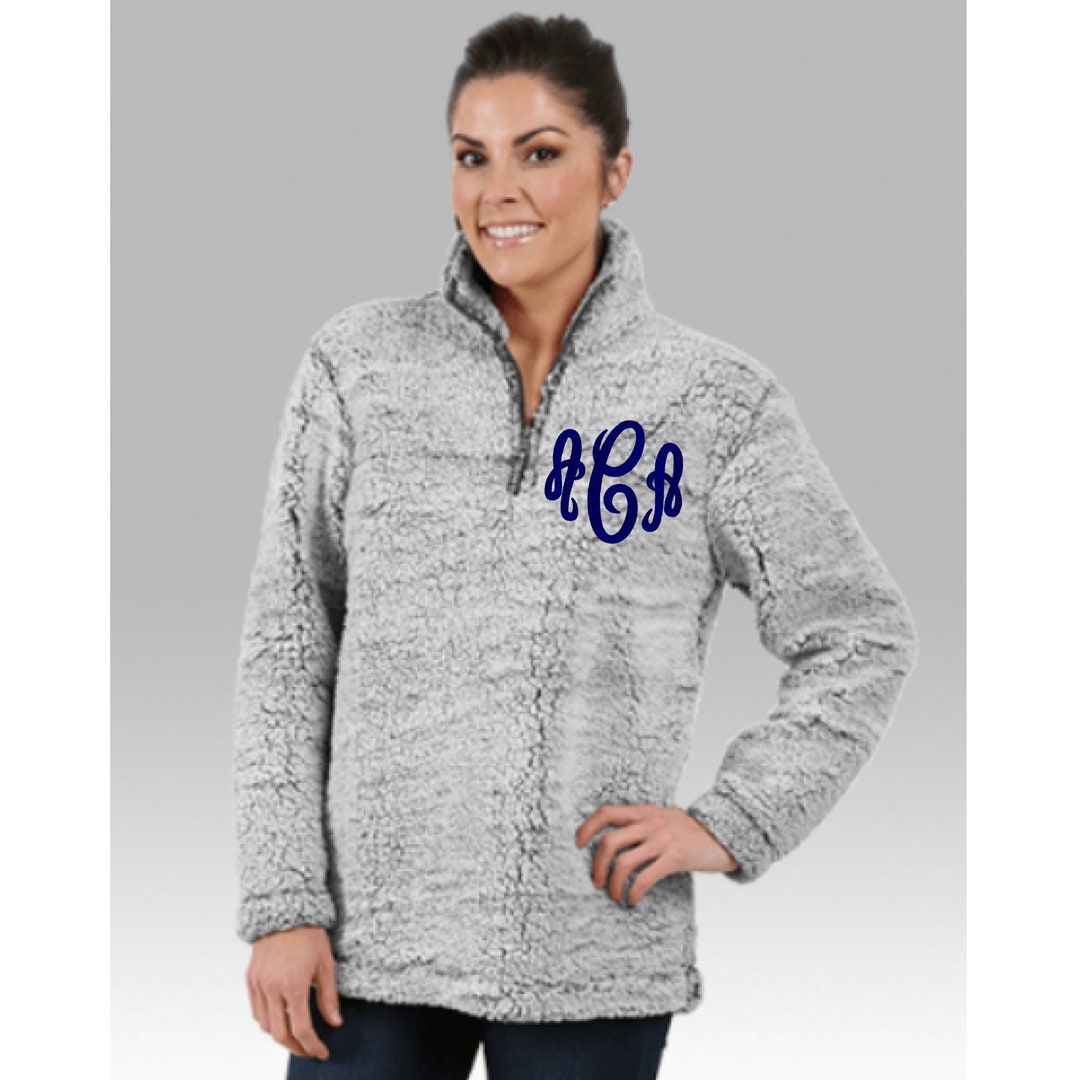 Monogrammed clearance sherpa hoodie