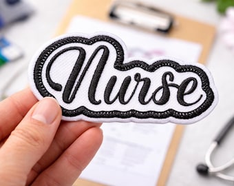 Nurse Graduation Gift Embroidered  Patch Medical Profession Name Patch Nurse Appreciation Gift Embroidery