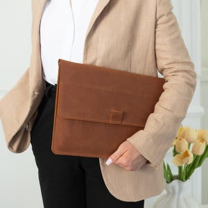Housse fine en cuir pour ordinateur portable, housse pour ordinateur portable, pochette fine pour ordinateur portable, pochette pour ordinateur 15 pouces, pochette pour ordinateur portable 11 pouces, pochette pour ordinateur portable 18 pouces