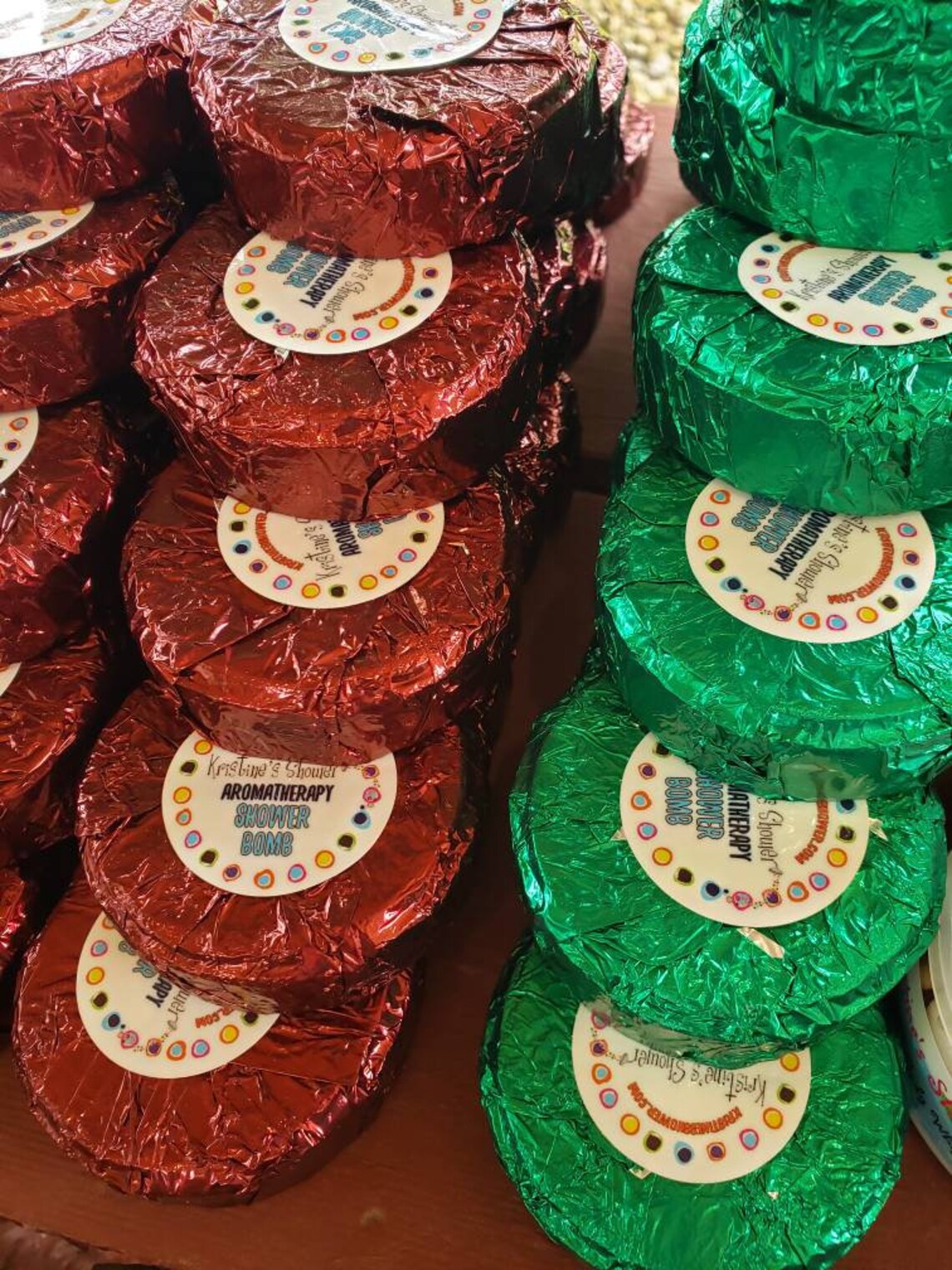 Shower Bomb Pack of 100 With Foil Wrap Aromatherapy Steamer Etsy