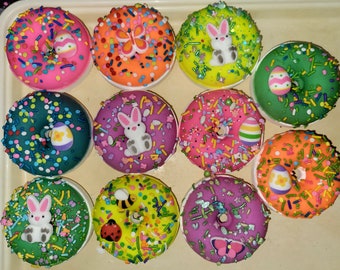 Bulk Pack (21) Moisturizing Bathbomb Donuts - foamy, colorful, kids, fun in the tub, alien, dinosaur, unicorn, llama, bee, flower, etc