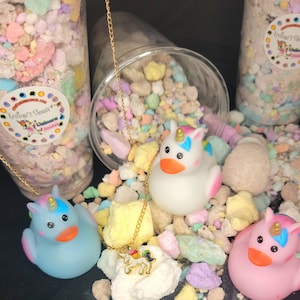 Wholesale Unicorn Duckie Bath Fizzy Doodles: Kids Bath Toys, Party Favors