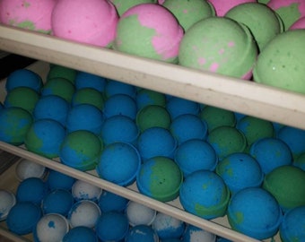 600 Golf Ball Bath Bombs: Bulk U-Pick Scented Party Favors