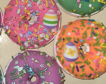 Bulk Pack (24) Moisturizing Bathbomb Donuts - foamy, colorful, kids, holiday, alien, dinosaur, unicorn, llama, beach, gnome