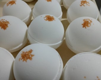 Wholesale Softball Sized 7oz Bath Bombs: Raw Shea/Nut Butters, Private Label, Bulk (64ct)