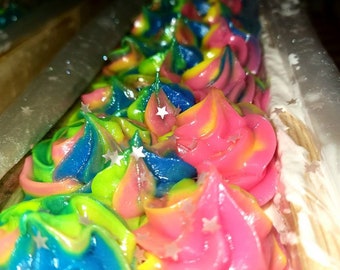 Embed Loaf Soap: Mermaid, Star, Butterfly - Vegan Gift (8 Bars)