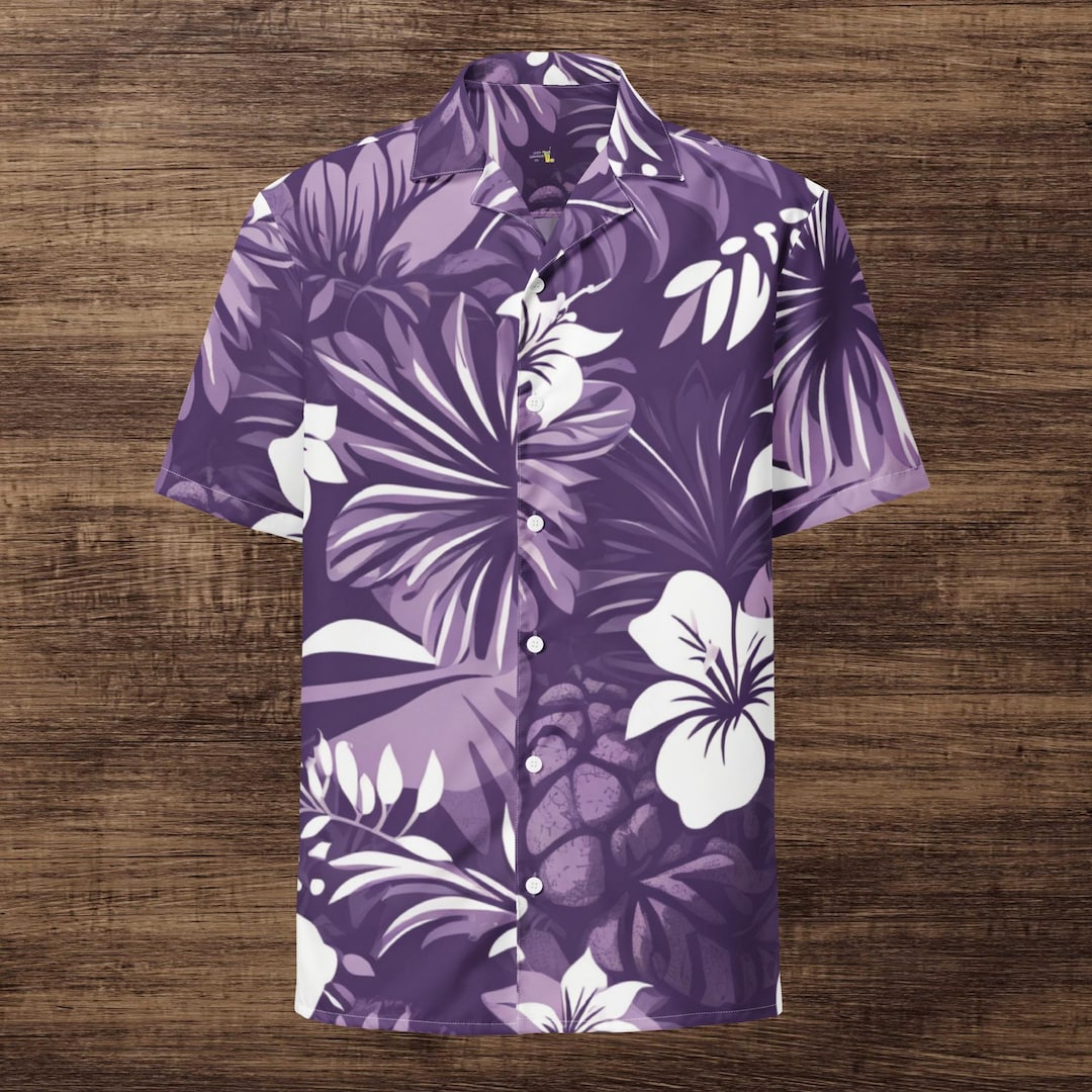 Costa Mani Florist T-shirt,  Purple Grey