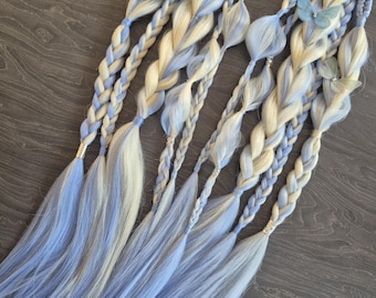 Braided Hair Extensions: festival rave braids