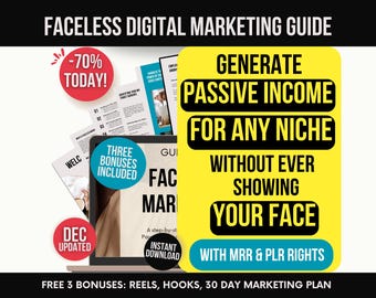 Free Faceless Digital Marketing Guide: Boost Your Brand Effortlessly