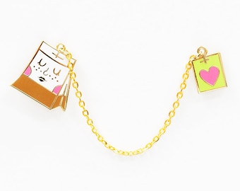 Tea Bag Enamel Pin