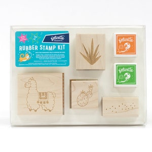Alpaca Rubber Stamp Craft Kit image 2
