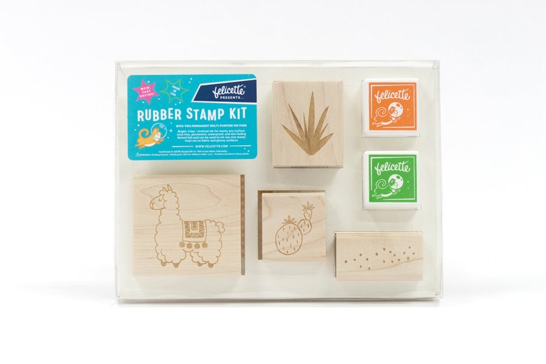 Alpaca Rubber Stamp Craft Kit image 2