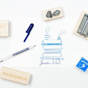 Personal Library Rubber Stamp Craft Kit image 5