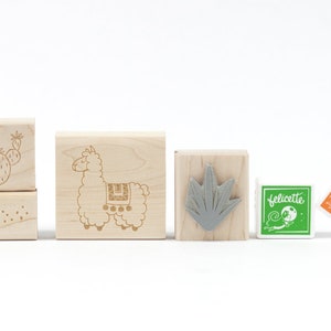 Alpaca Rubber Stamp Craft Kit image 1