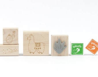 Alpaca Rubber Stamp Craft Kit