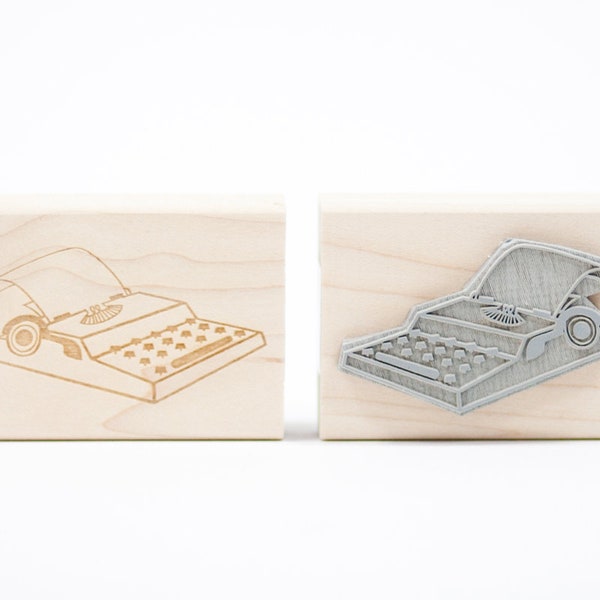 Typewriter Rubber Stamp