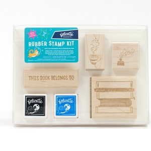 Personal Library Rubber Stamp Craft Kit image 2