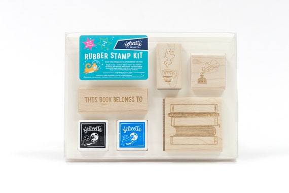 Personal Library Rubber Stamp Craft Kit 