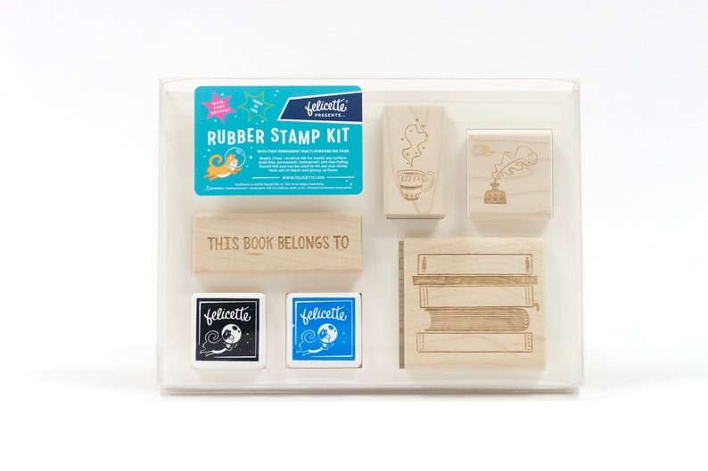 Personal Library Rubber Stamp Craft Kit image 2