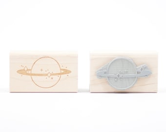 Saturn Rubber Stamp