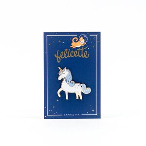 Unicorn Enamel Pin image 2