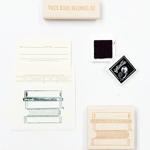 Personal Library Rubber Stamp Craft Kit image 4