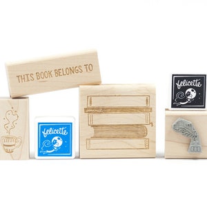 Personal Library Rubber Stamp Craft Kit image 1