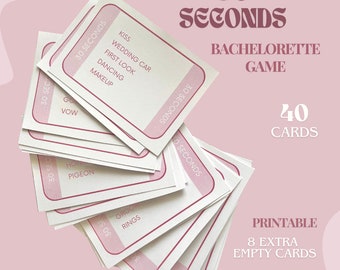 30 SECONDS Bachelorette Game Wedding Game