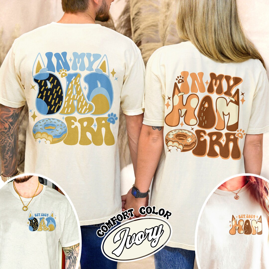 Mom and Dad Shirts 2024, Comfort Colors Shirt for Mom and Dad,mom Era ...