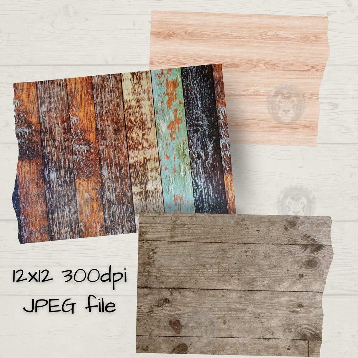 Rustic Wood Textures, Seamless Digital Paper Pack (digital Download) - Etsy