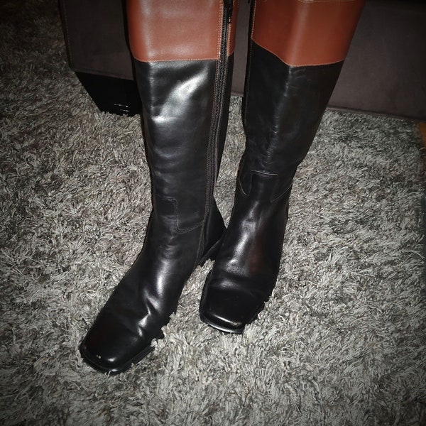 Vtg 90s Tribeca Studio Riding Boots, sz. 7.5