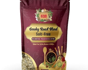 Salt-Free, All Natural 5 Pk Smoky Roast, Special Pepper, Fried Rice, 10 Spices Special and Harmony Blends