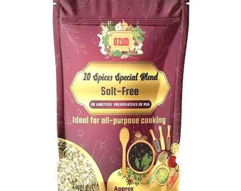 Arroz frito sin sal, paquete de 3, especial con 10 especias y asado ahumado