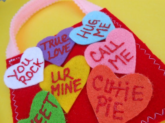 Items similar to Valentine, Valentine's Day,party bags, gift bag, treat