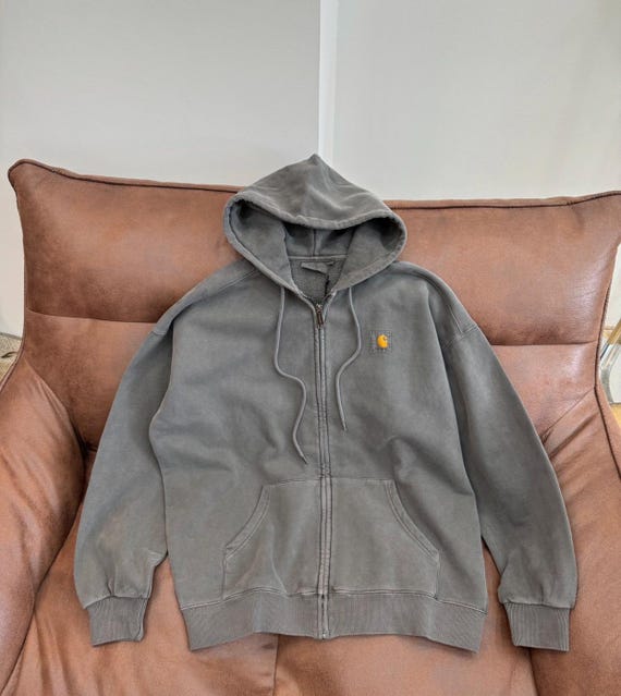 Second Hand Carhartt Classic Zip up Hoodie Etsy UK