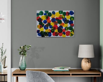 Artwork "Moments of happiness" 70 x 50 cm painting canvas original unique acrylic decoration picture art gifts wall decoration pictures joy colorful colors