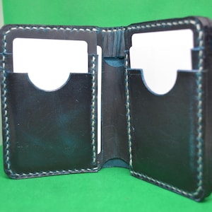 Personalisierte handgemachte Brieftasche, Herren Brieftasche, Brieftasche aus Leder, Brieftasche aus Leder, Benutzerdefinierte Brieftasche, Freundgeschenk, Geburtstagsgeschenk, verrücktes Leder